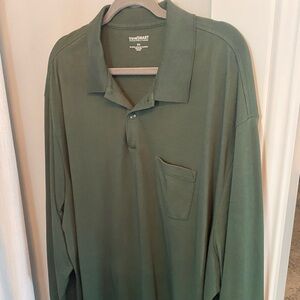 Roundtree & Yorke Olive Polo Shirt